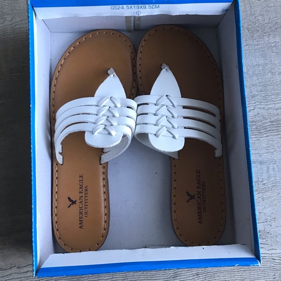 🤩American Eagle Outfitters Size 6 Flat Sandals - Picture 2 of 4